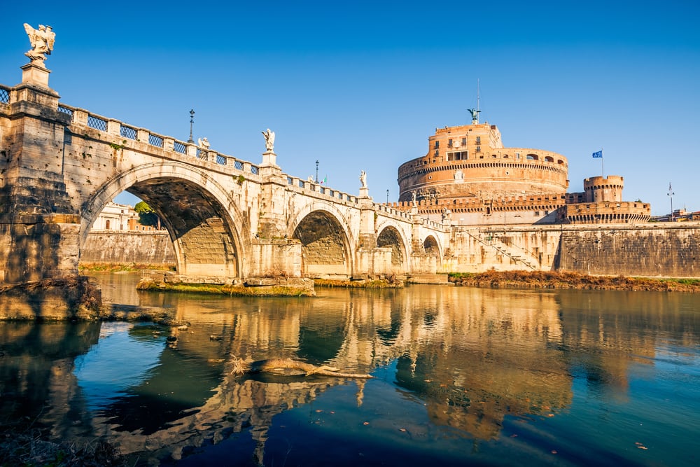 Saint Angel slottet - Rom i Italien
