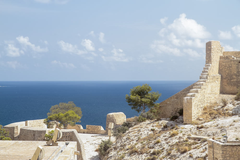 Santa- Barbara slottet - Alicante i Spanien