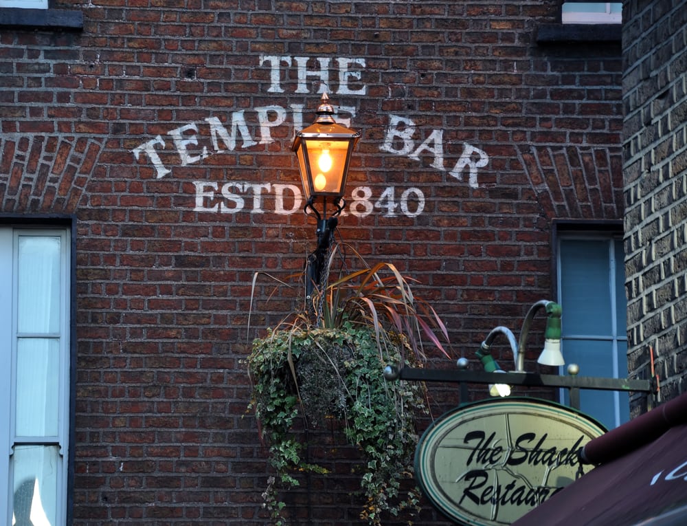 The Temple Bar - Dublin i Irland
