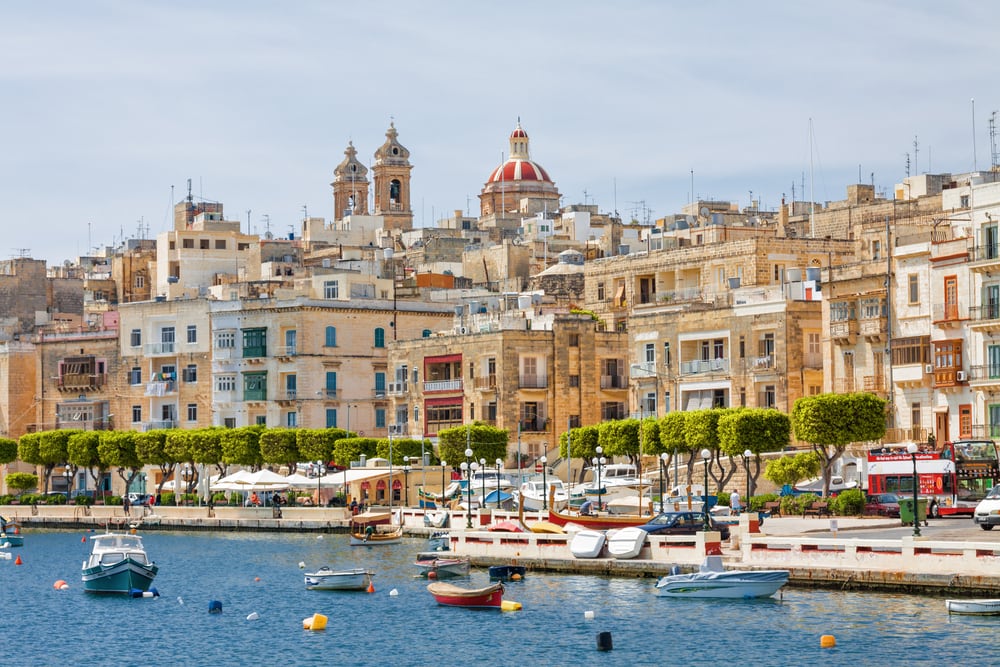 Valletta - Malta i Spanien