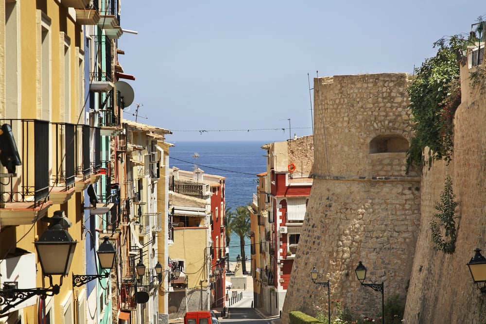 Villajoyosa - Alicante i Spanien