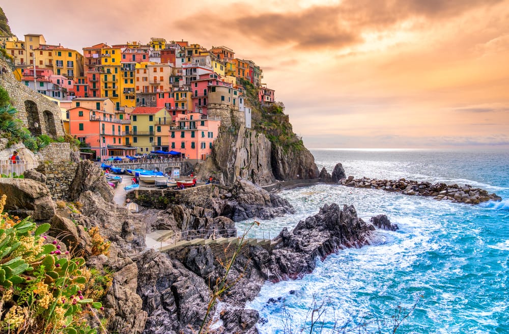 Fiskerlandsbyen Manarola - Ligurien i Italien