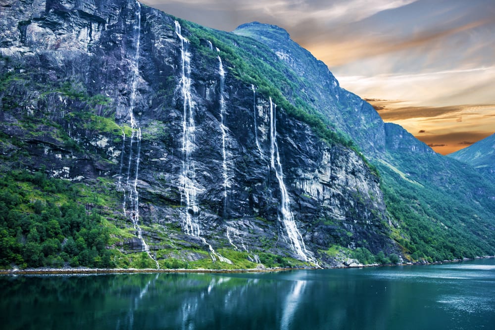 Geiranger Fjord i Norge