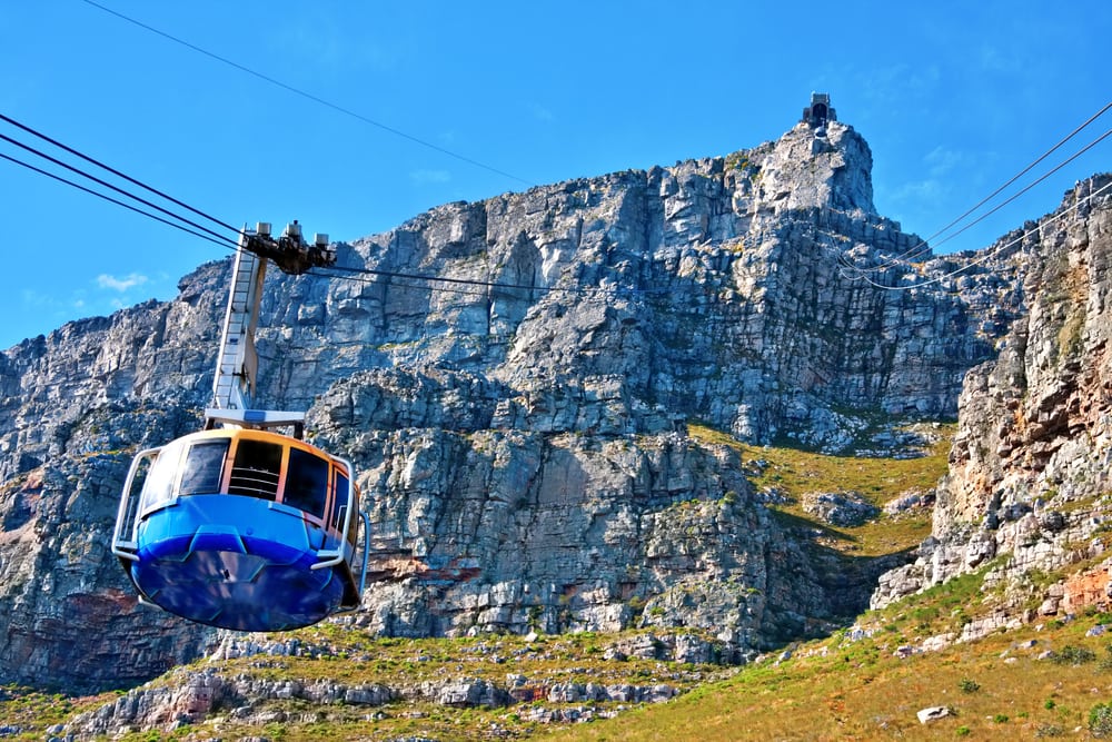 Kabelvogn i Cape Town - Sydafrika