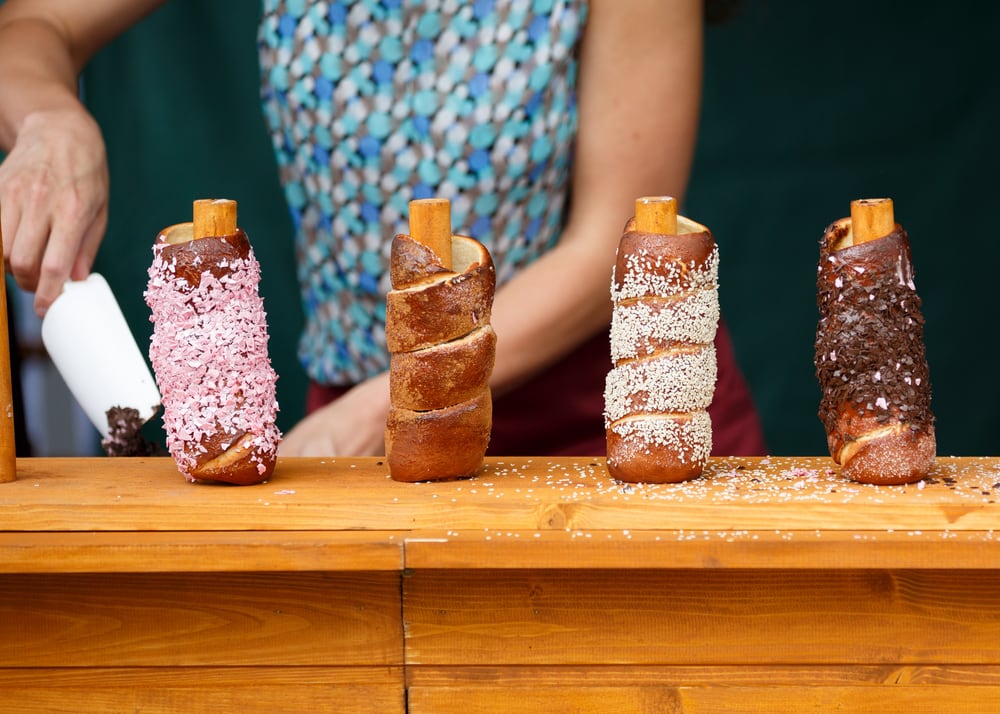 Lokal street food - Prag i Tjekkiet