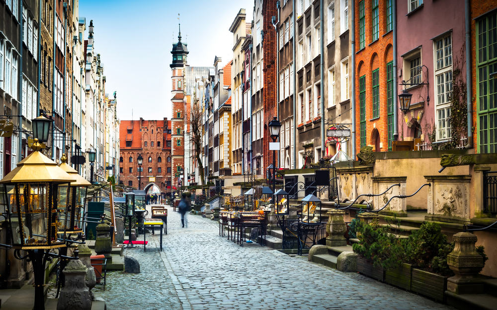 Mariacka gaden - Gdansk i Polen