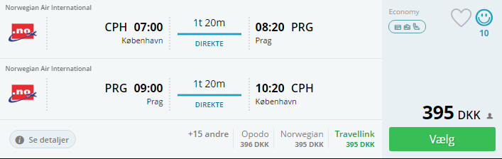 Billige flybilletter til Prag i Tjekkiet