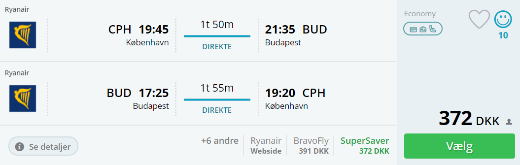 Flyv billige til Budapest i Ungarn