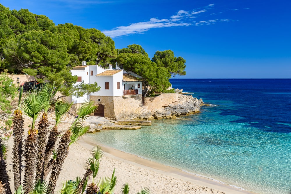 Cala Gat stranden - Mallorca i Spanien