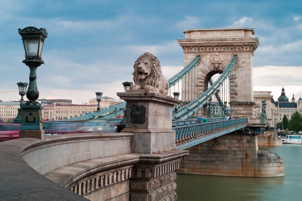 Kædebroen - Budapest i Ungarn