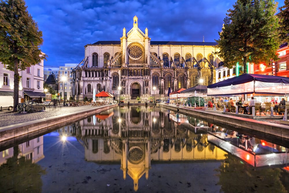 Sainte Catherine katedralen - Bruxelles i Belgien