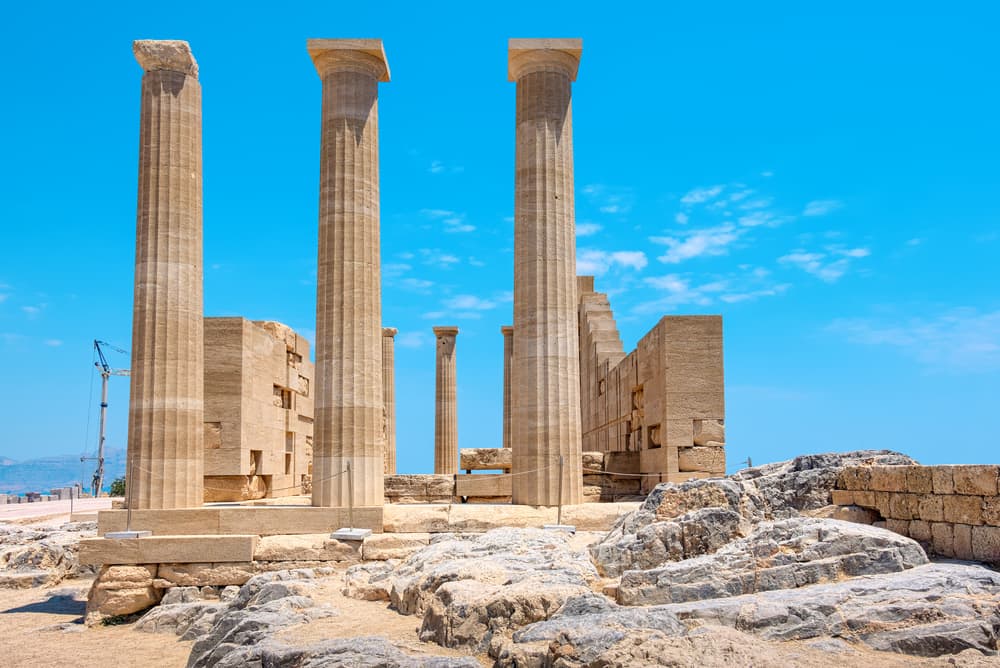 Athen Lindia - Akropolis på Rhodos - Grækenland