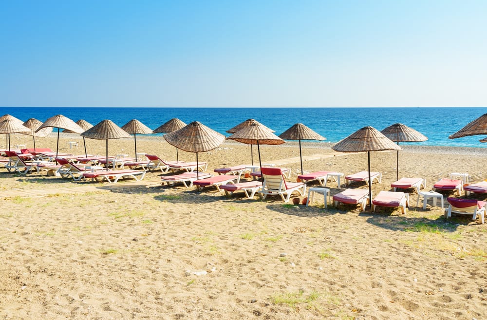 Cirali Olympos stranden - Antalya i Tyrkiet
