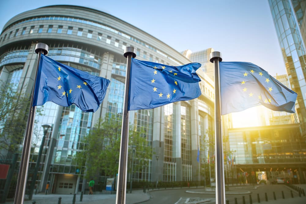 EU parlamentet - Bruxelles i Belgien