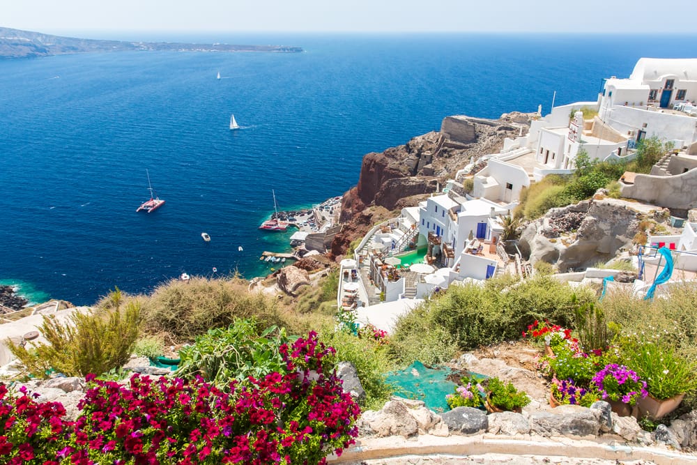 Fira på Santorini - Kreta i Grækenland