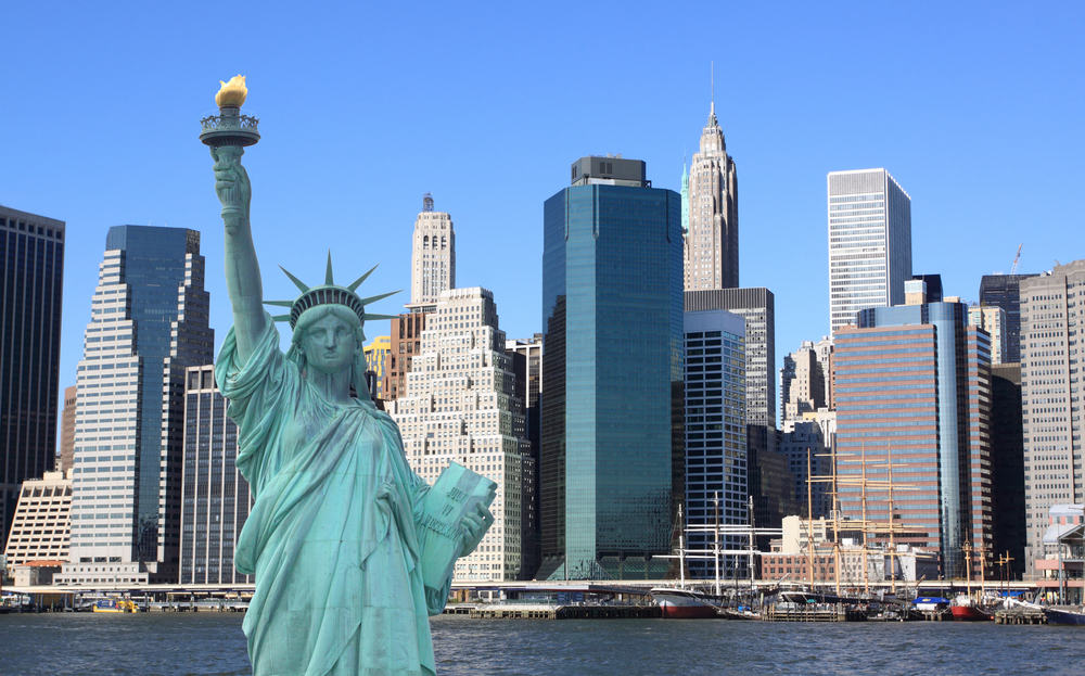 Frihedsgudinden - New York i USA