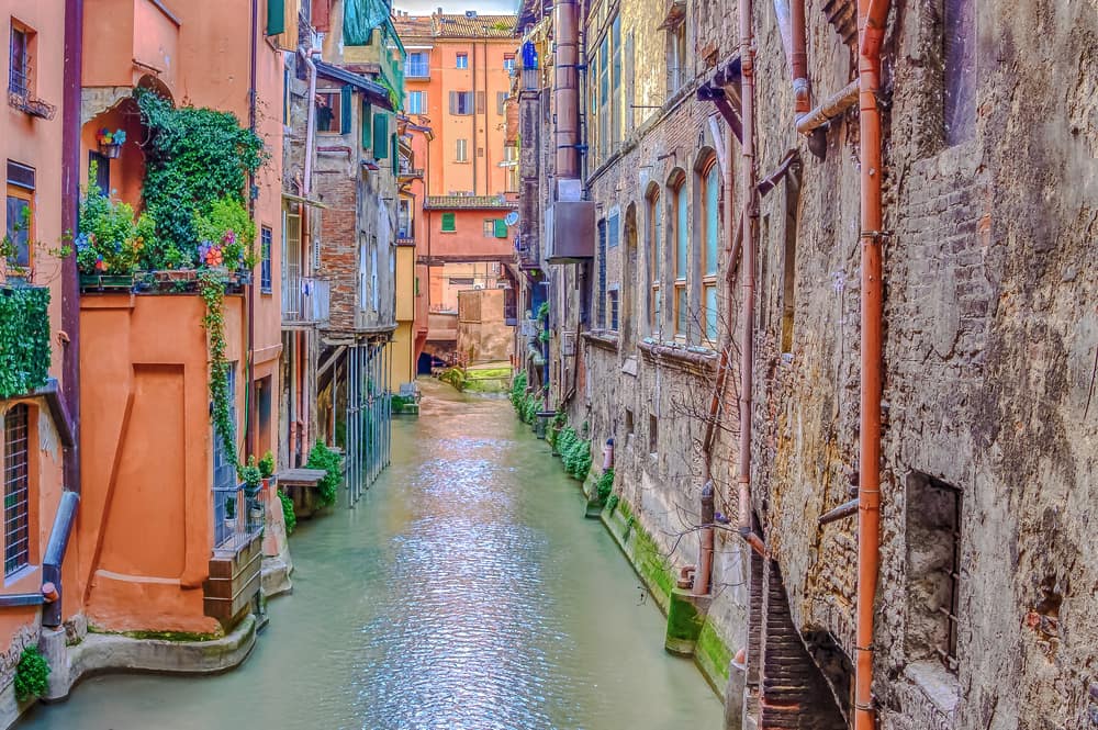 Kanal i Bologna - Italien