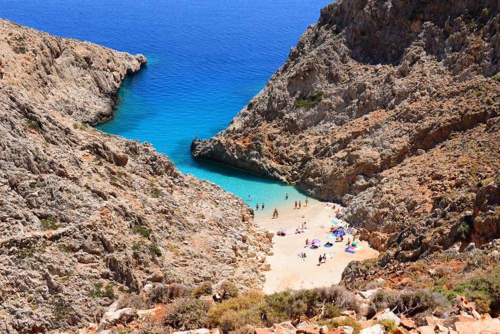 Seitan stranden - Kreta i Grækenland