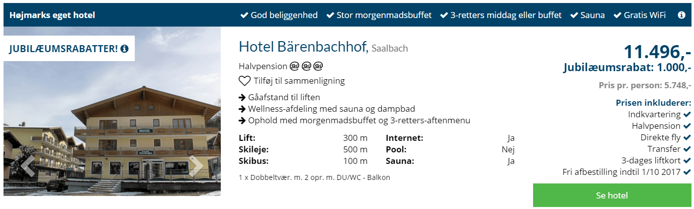 Skiferie i Saalbach i Østrig