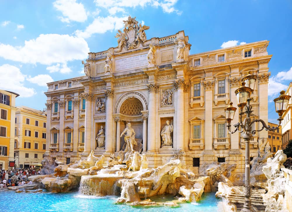 Trevi fontænen - Rom i Italien