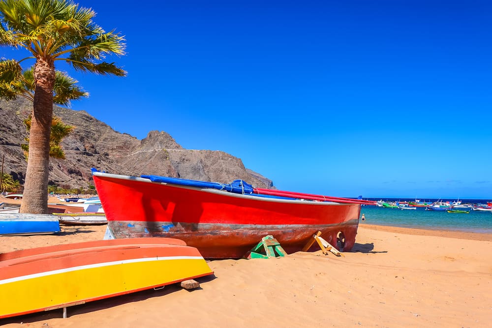Playa de las Teresitas - Tenerife i Spanien