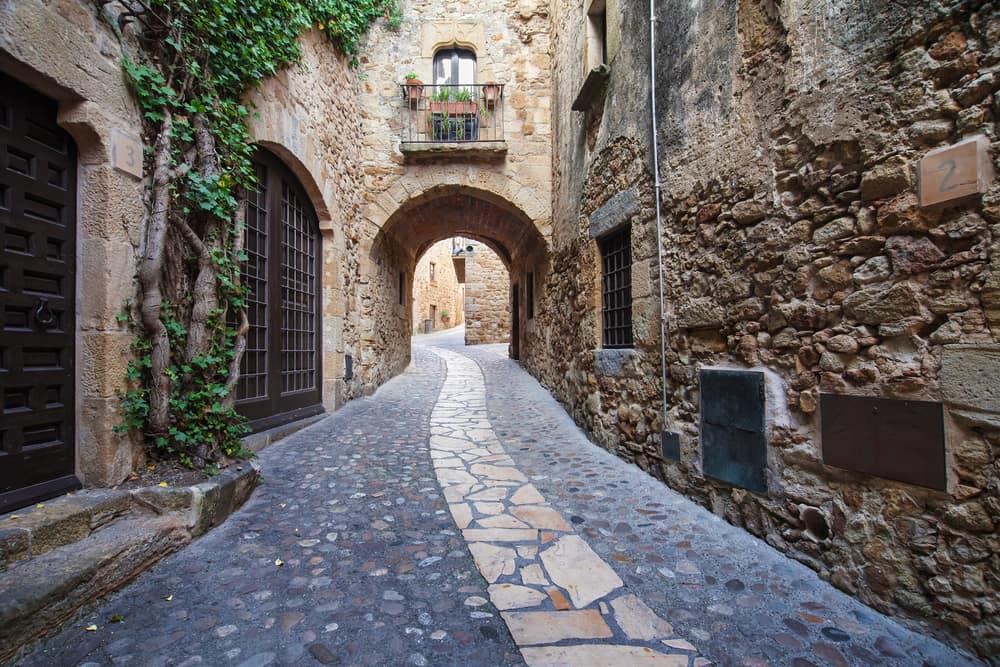Girona på Costa Brava i Spanien