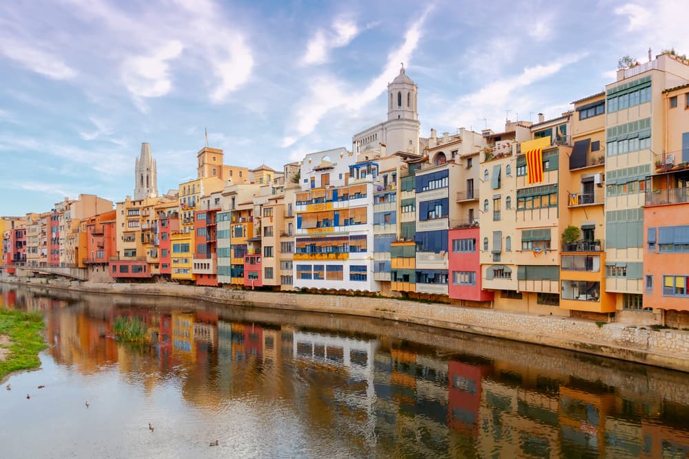 Girona på Costa Brava i Spanien