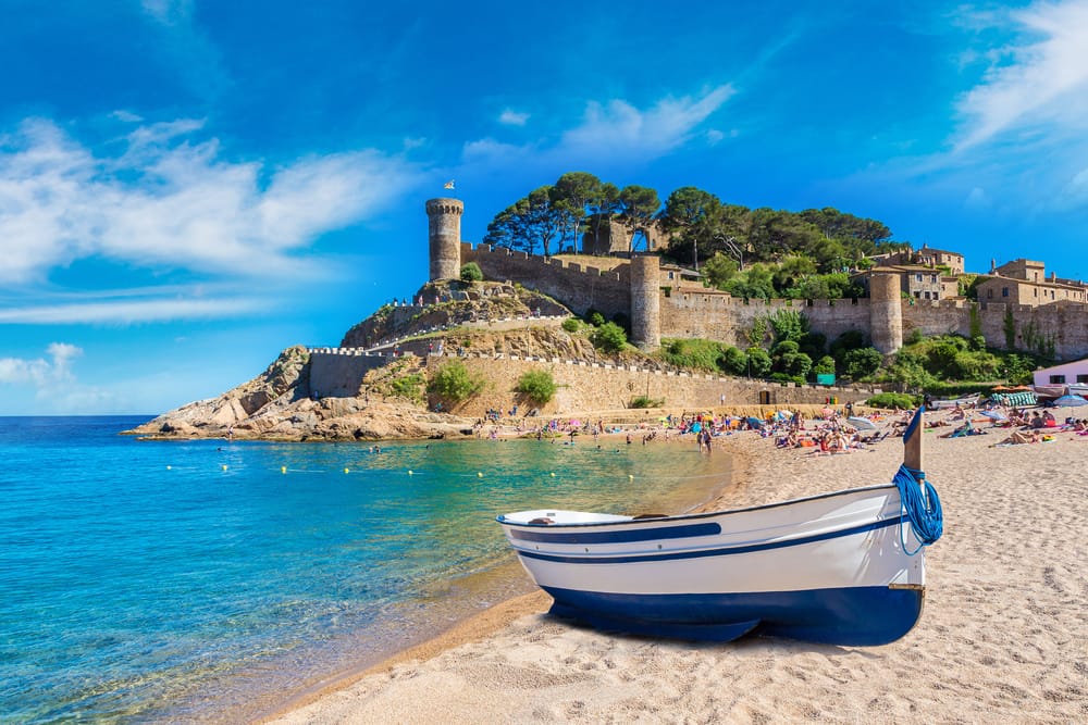 Tossa de Mar - Costa Brava i Spanien