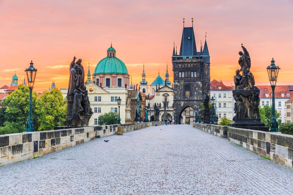 Karlsbroen i Prag - Tjekkiet