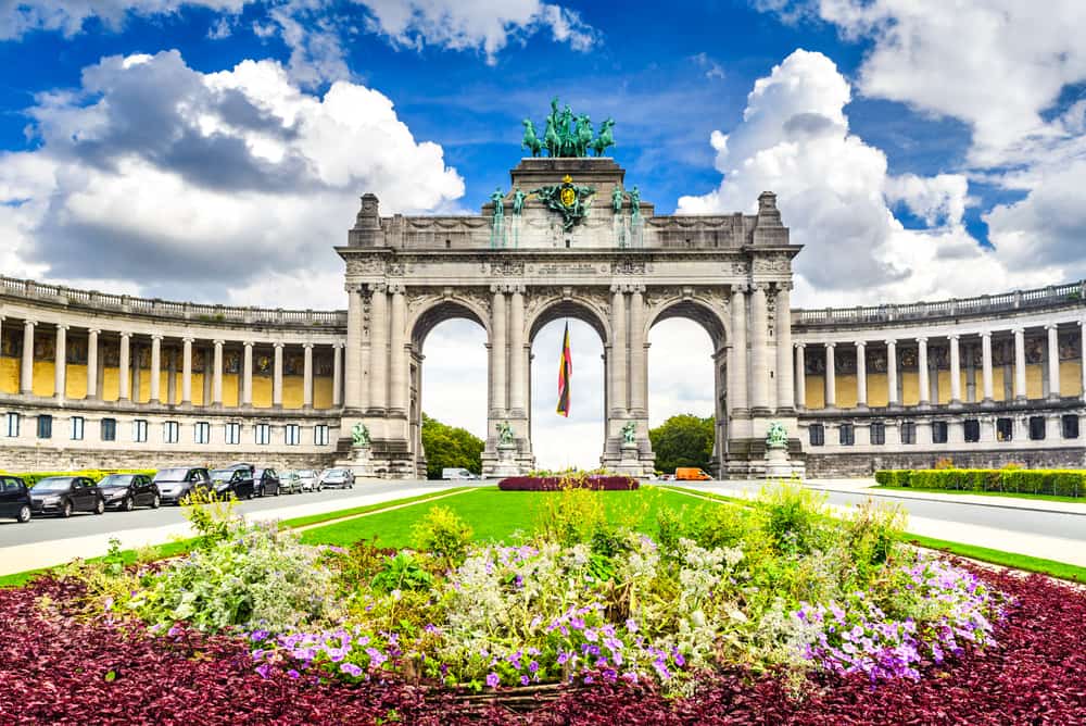Parc du Cinquantenaire - Bruxelles i Belgien