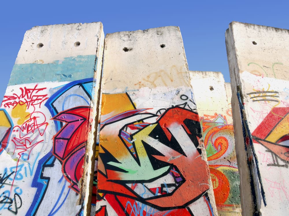 Rester af Berlinmuren - Berlin i Tyskland