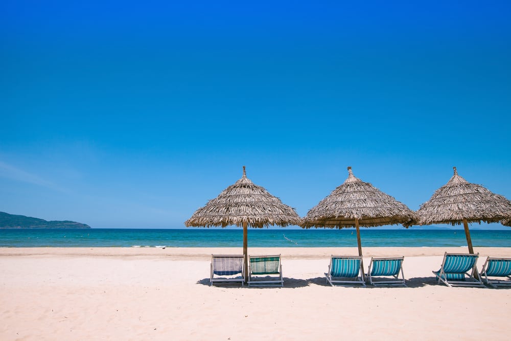 Strand i Da Nang - Vietnam
