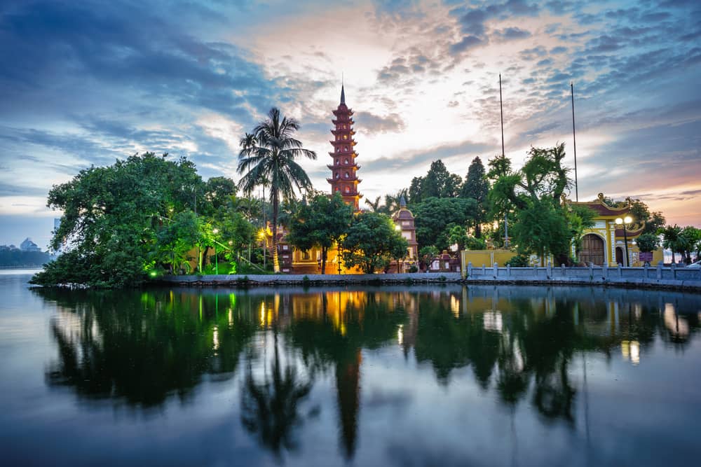 Tempel i Hanoi - Vietnam