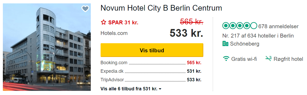 Novum Hotel City B Berlin Centrum - Berlin i Tyskland