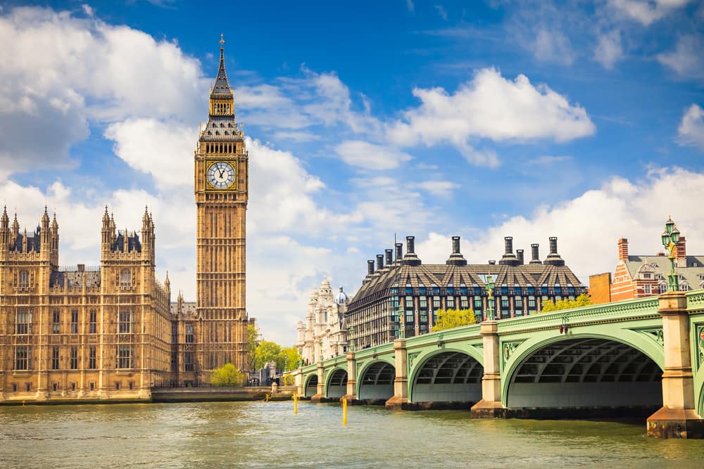 Big Ben og Houses of Parliament