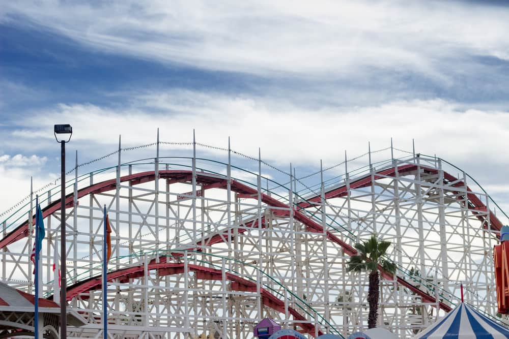 Rutchebane i Belmont Park - San Diego i Californien