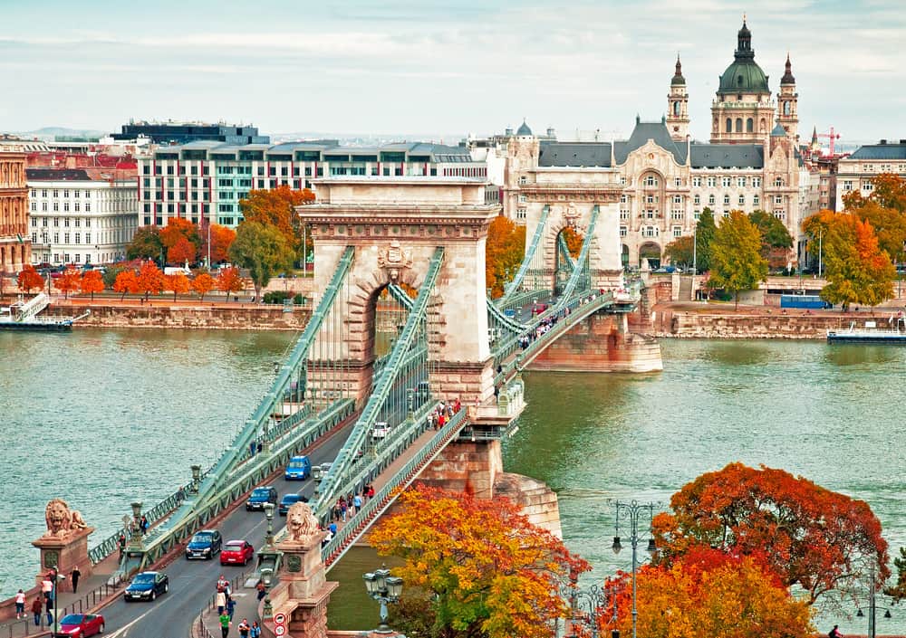 Kædebroen - Budapest i Ungarn