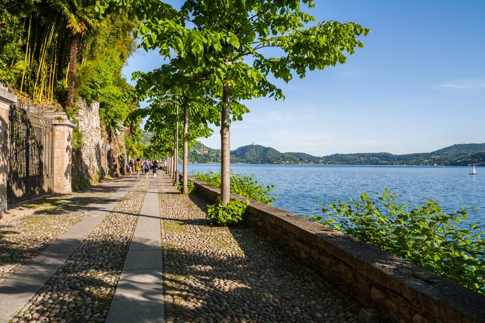 Orta-søen i Pietmont-regionen i Italien