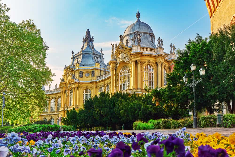 Vajdahunyad slottet - Budapest i Ungarn
