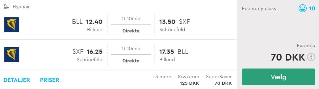 Billige flybilletter til Berlin