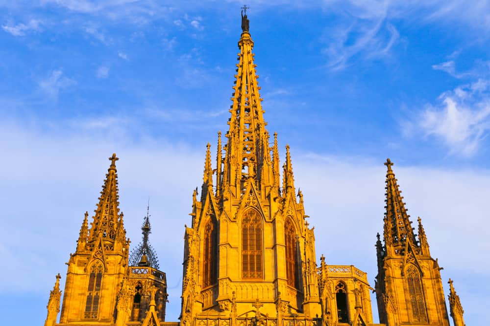 Tre af Sagrada Familias smukke tårnet