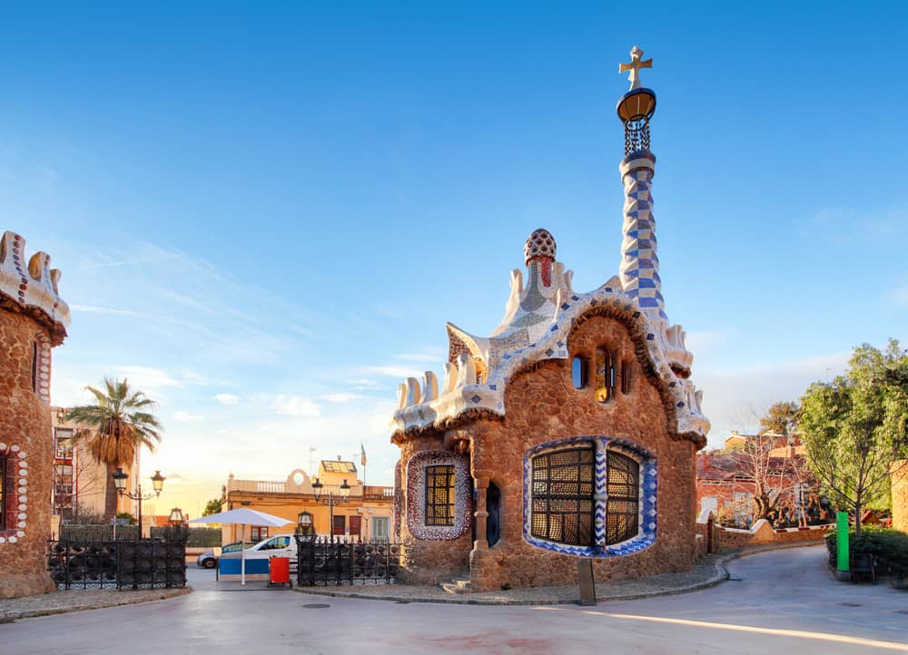 Park Guell - Barcelona i Spanien