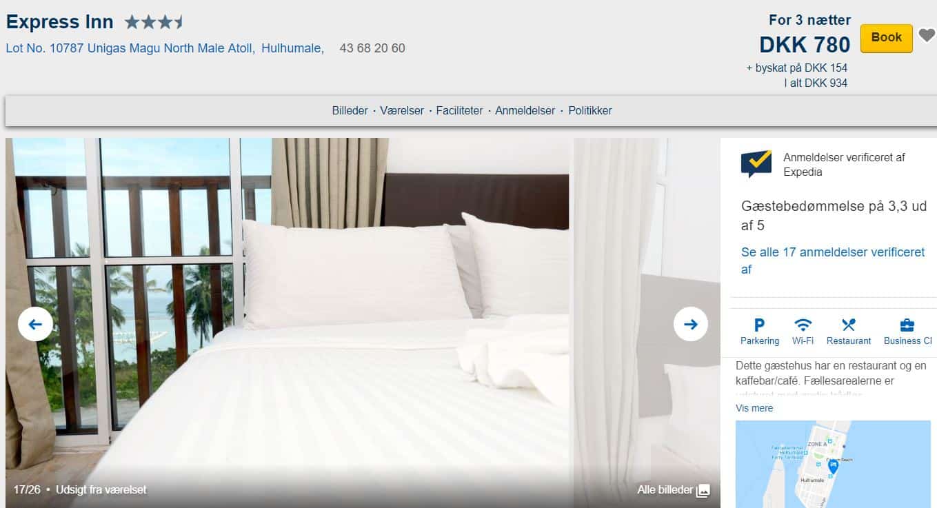 Express Inn - Hotel på Maldiverne
