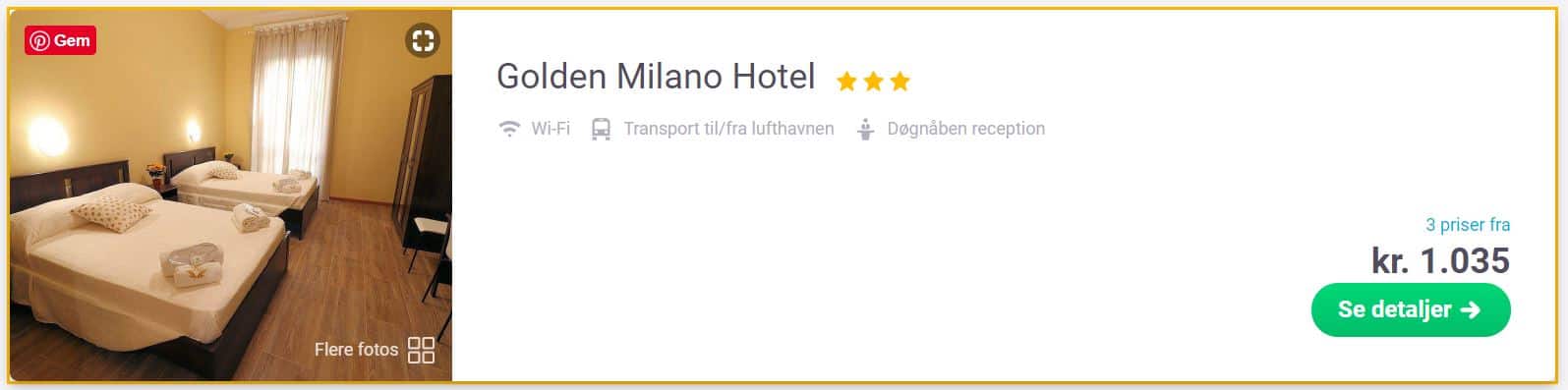 Golden Milano Hotel - Italien