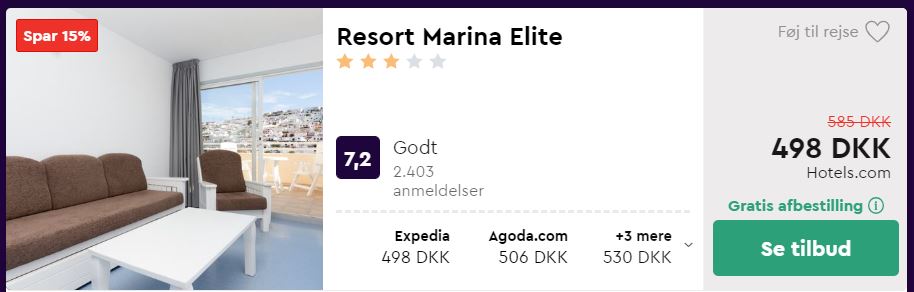 Resort Marina Elite på Gran Canaria
