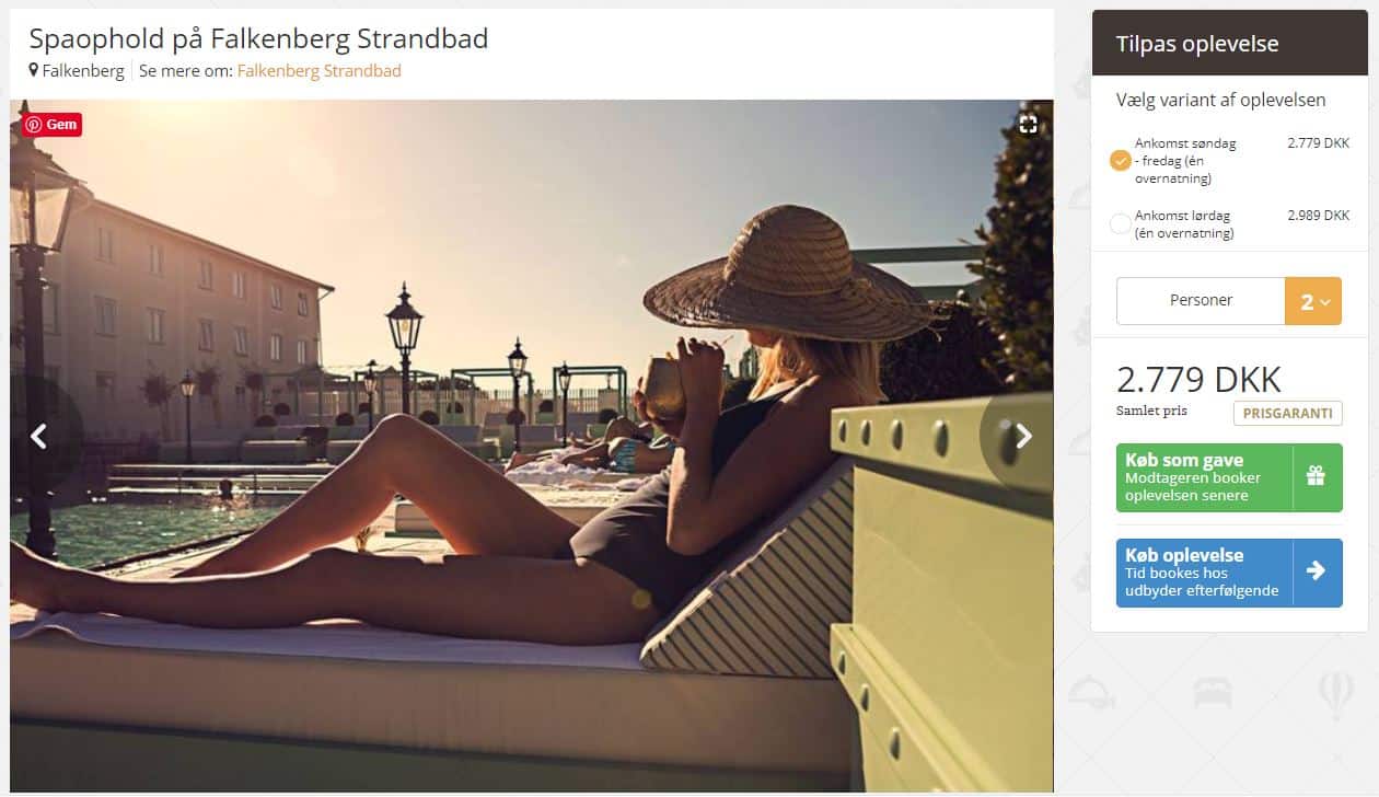 Ophold på Falkenberg Strandbad