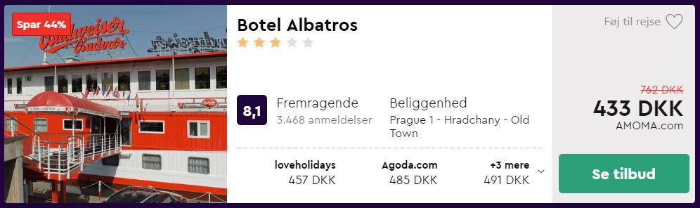 Botel Albatros - Prag i Ungarn