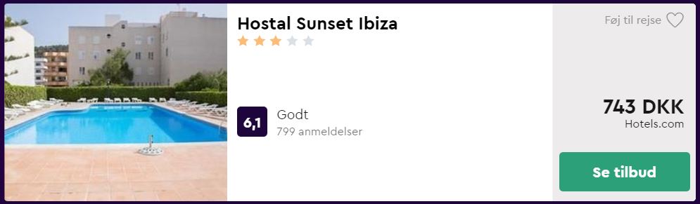 Hotel Sunset Ibiza