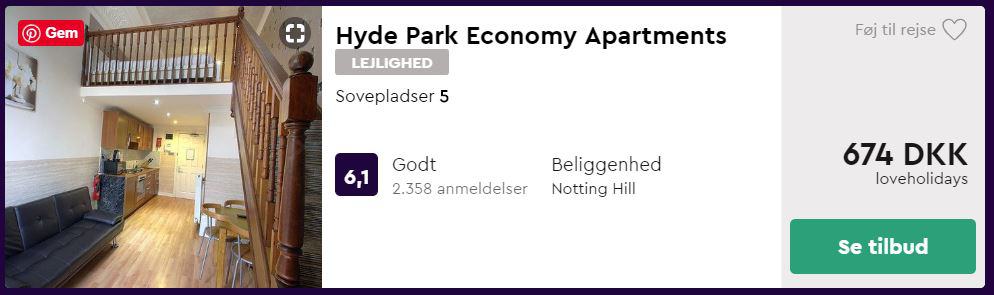 Hyde Park Economy Apartments - London