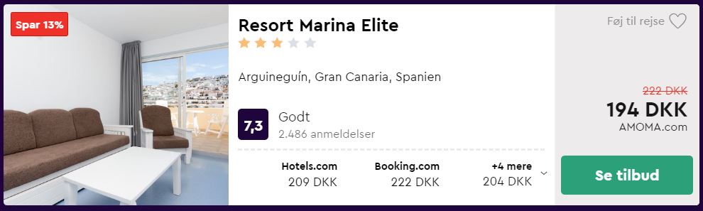 Resort Marina Elite - Gran Canaria i Spanien